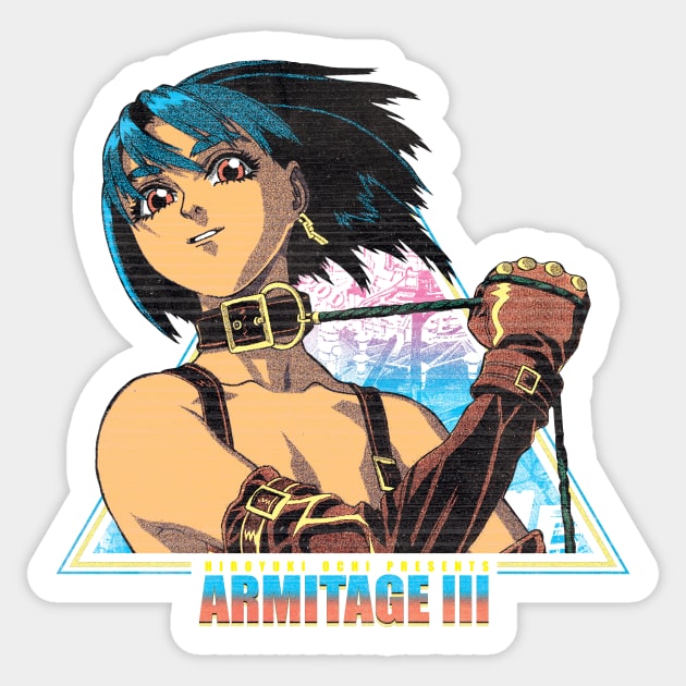 Armitage III Sticker by geeeeeeeeeeeek